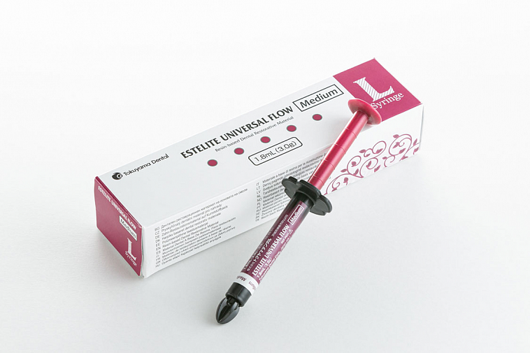 Tokuyama Dental, Япония Estelite Universal Flow Medium L шприц OPA2 3.0 г (Токуяма, Япония)